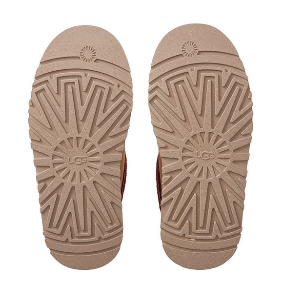 UGG Tan and Red Platform Shoes - Picture 4 of 8